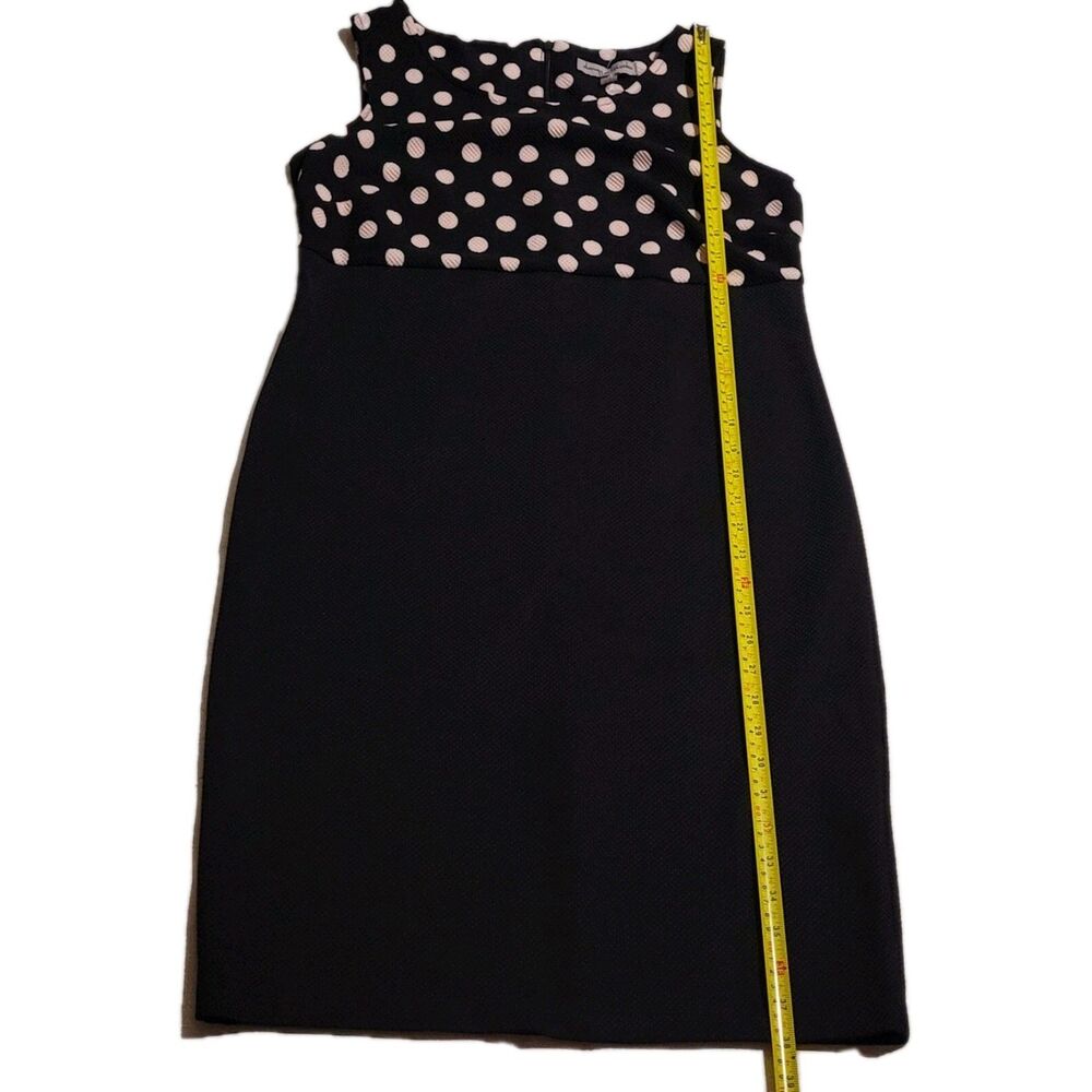 Danny & Nicole Women's Dress Size 8 sleeveless pencil midi dress Black & Pink - Picture 5 of 11